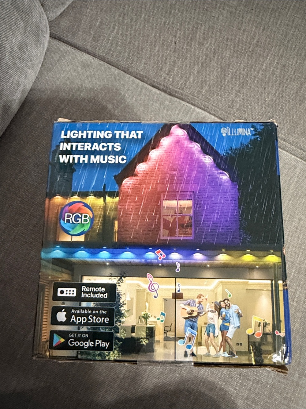 Weatherproof Smart Outdoor Lights Multicolor - Music Connection (50ft) - Picture 4 of 5